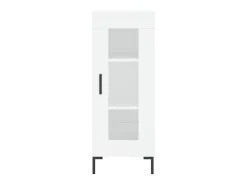 Aparador alto blanco 34,5x34x180 cm Madera contrachapada