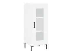 Aparador alto blanco 34,5x34x180 cm Madera contrachapada