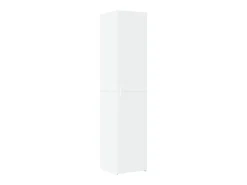 Aparador alto blanco 40x42,5x185 cm madera contrachapada