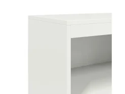 Aparador alto blanco 68,5x38,5x123,5 cm acero