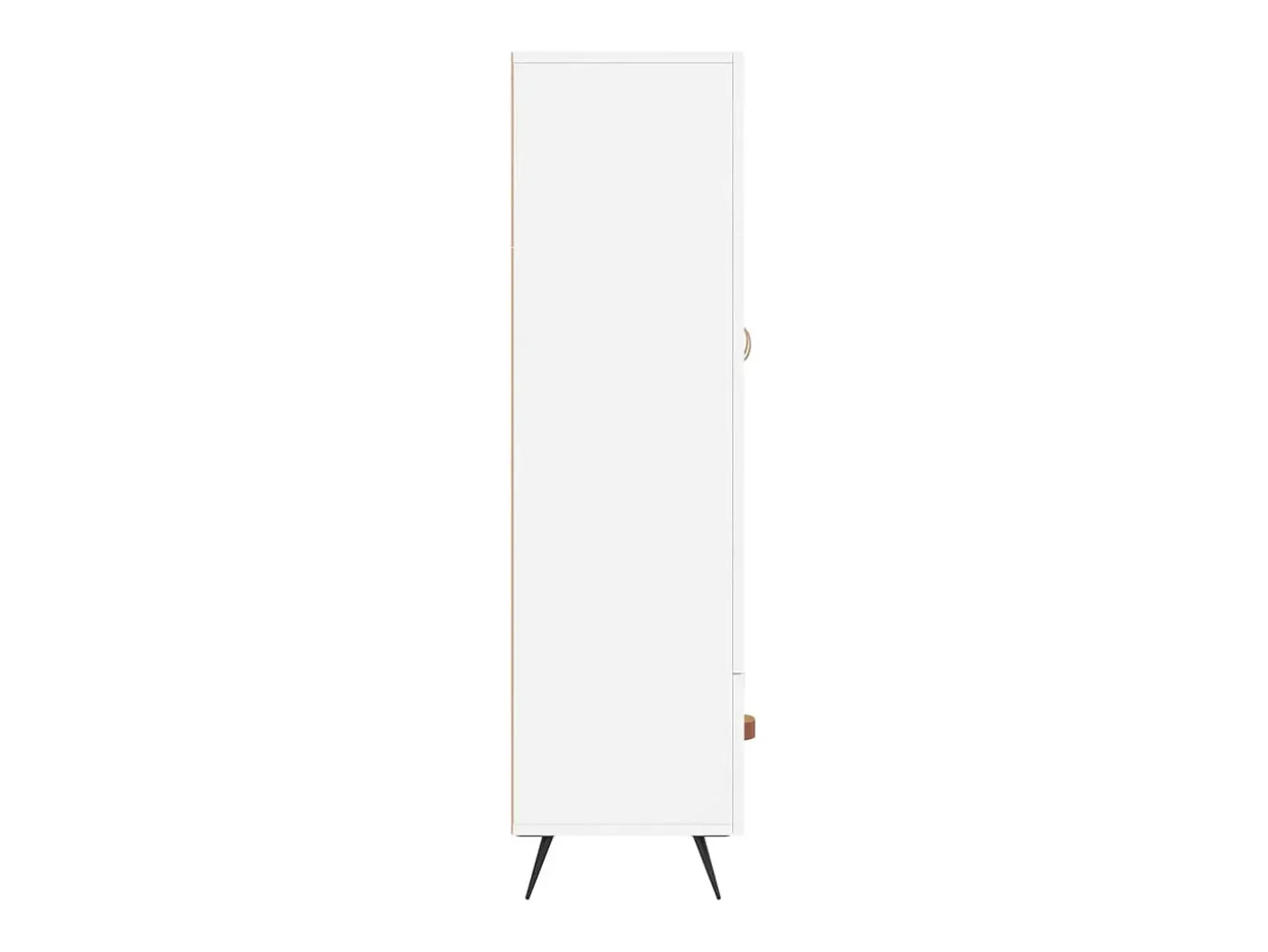 Aparador alto blanco 69,5x31x115 cm madera contrachapada