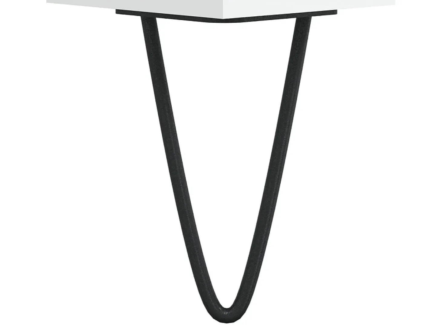 Aparador alto blanco 60x36x110 cm Madera contrachapada