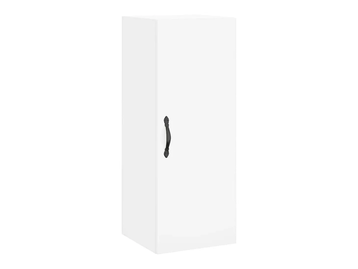 Aparador alto blanco 34,5x34x180 cm Madera contrachapada