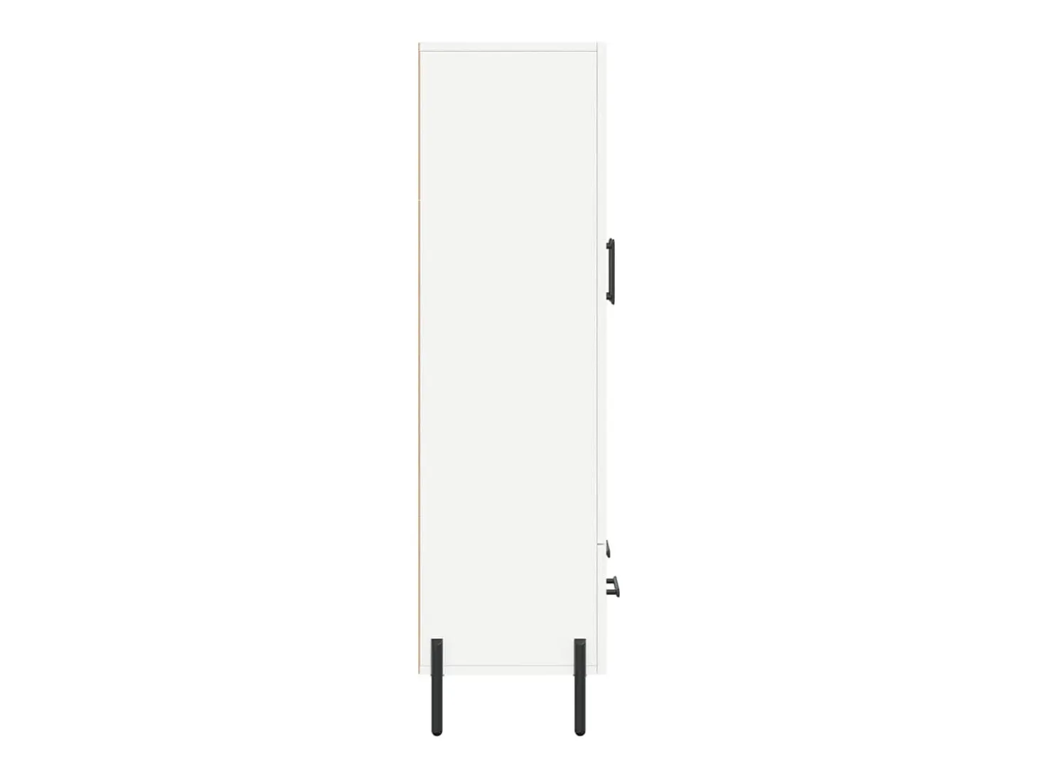 Aparador alto blanco 69,5x31x115 cm madera contrachapada