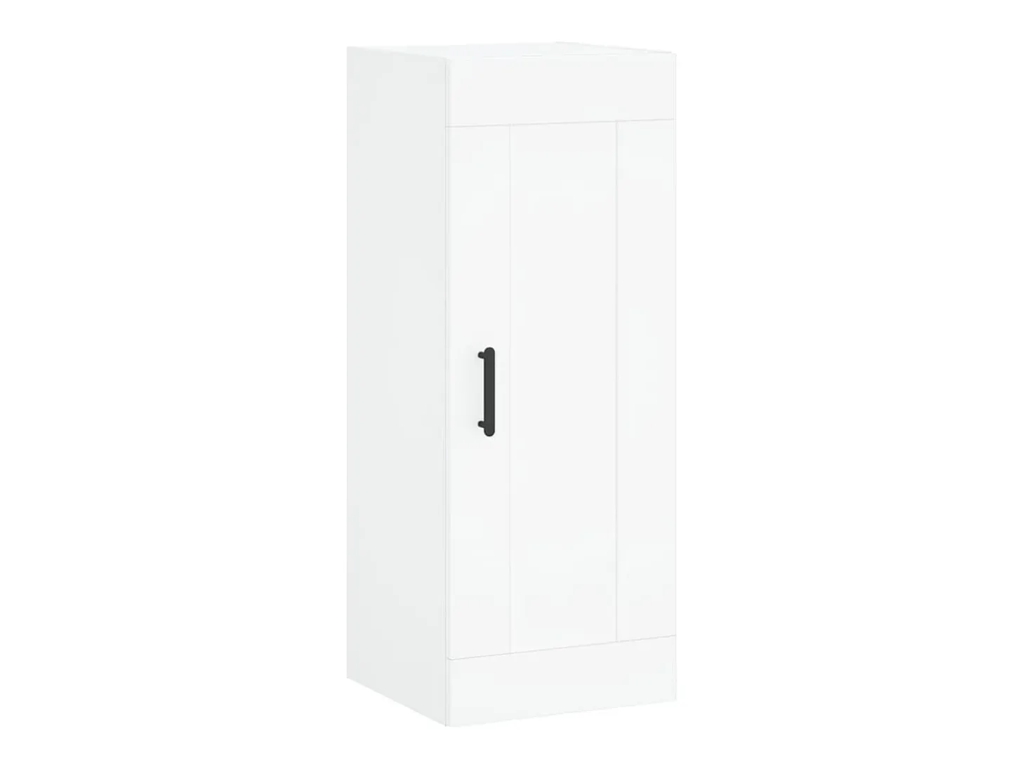 Aparador alto blanco 34,5x34x180 cm Madera contrachapada