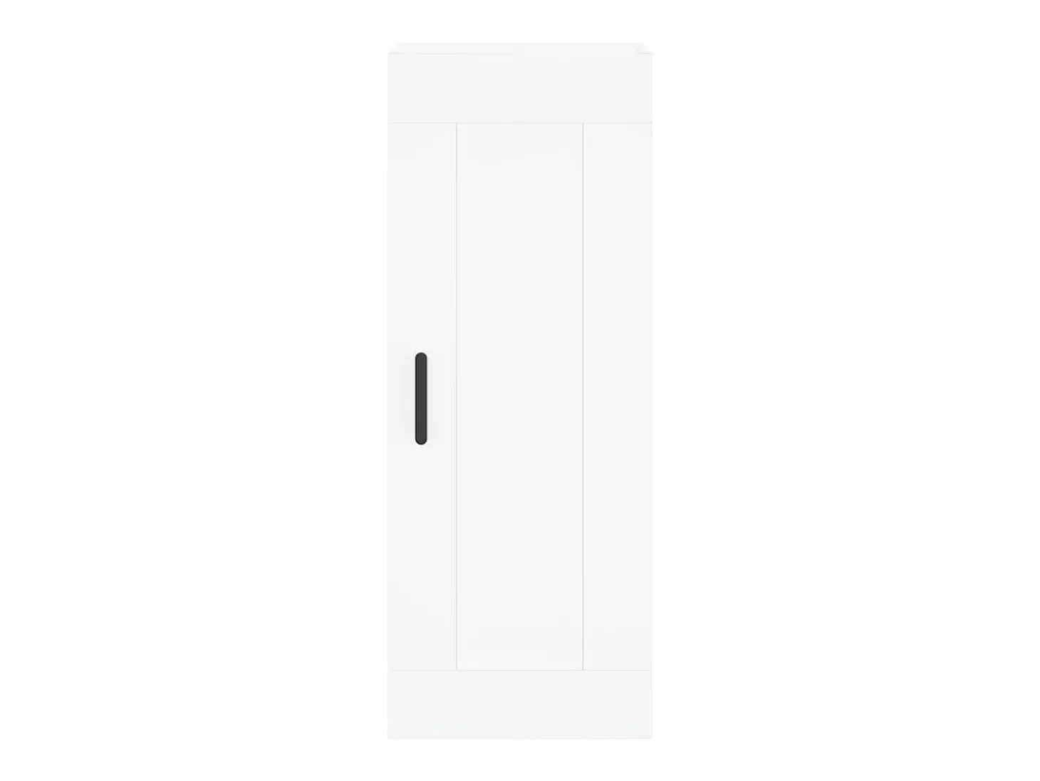 Aparador alto blanco 34,5x34x180 cm Madera contrachapada