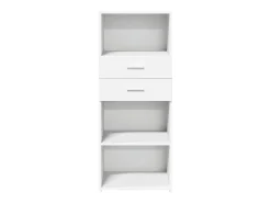 Aparador alto blanco 50x42,5x124 cm madera contrachapada