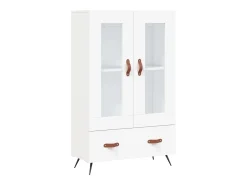 Aparador alto blanco 69,5x31x115 cm madera contrachapada