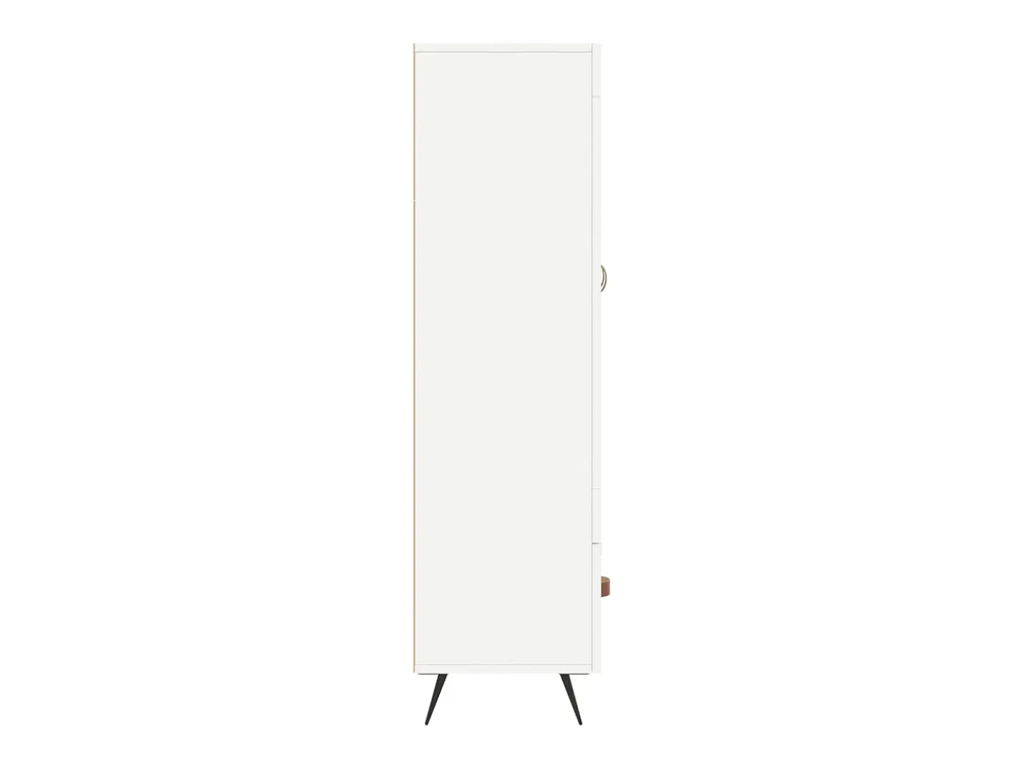 Aparador alto blanco 69,5x31x115 cm madera contrachapada