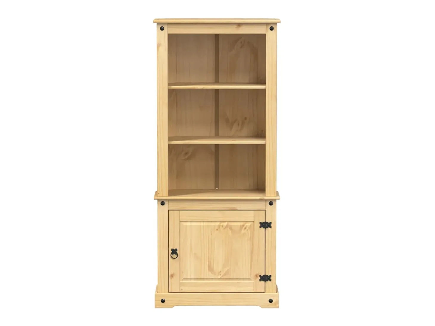 Aparador alto Corona 74x38x170 cm madera maciza de pino