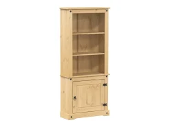 Aparador alto Corona 74x38x170 cm madera maciza de pino