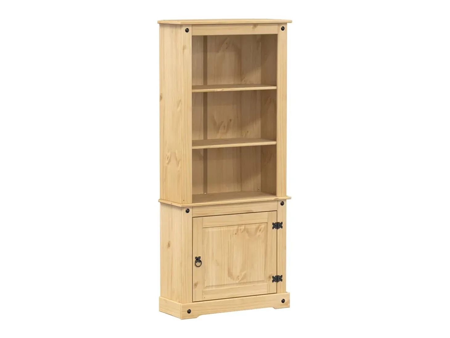 Aparador alto Corona 74x38x170 cm madera maciza de pino