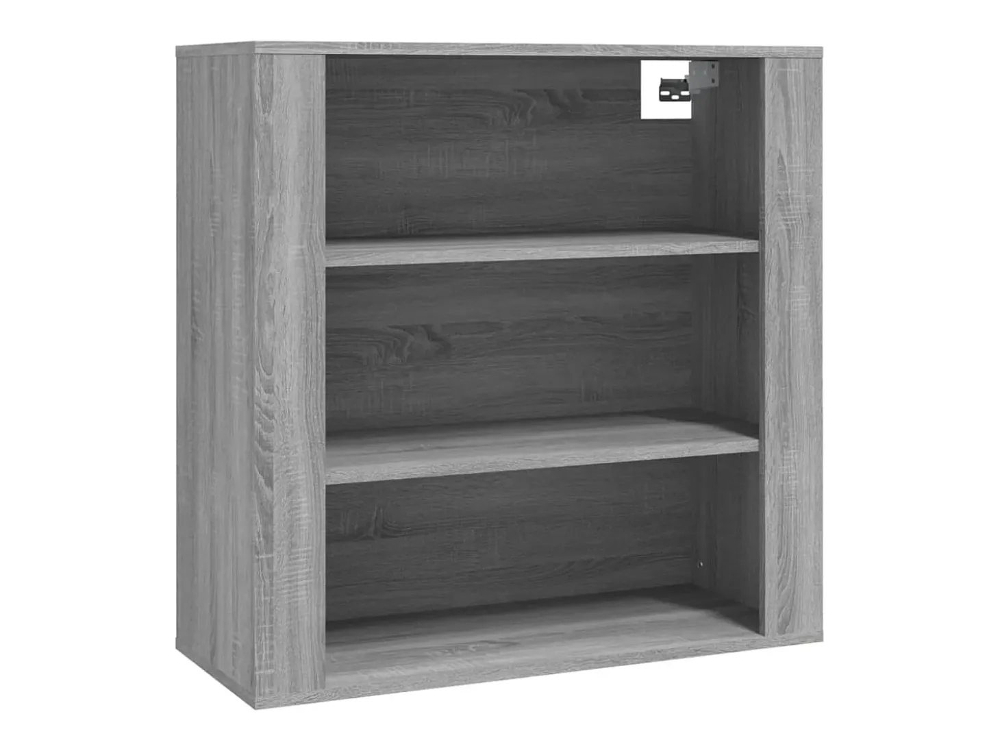 Aparador alto de madera contrachapada gris Sonoma