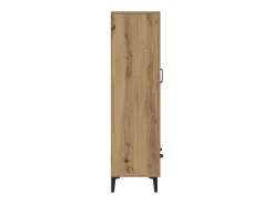 Aparador alto de madera contrachapada artesano roble