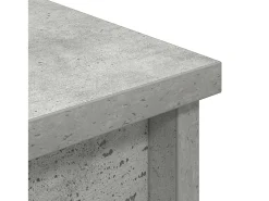 Aparador alto de madera de ingeniería gris hormigón 50x35x180cm