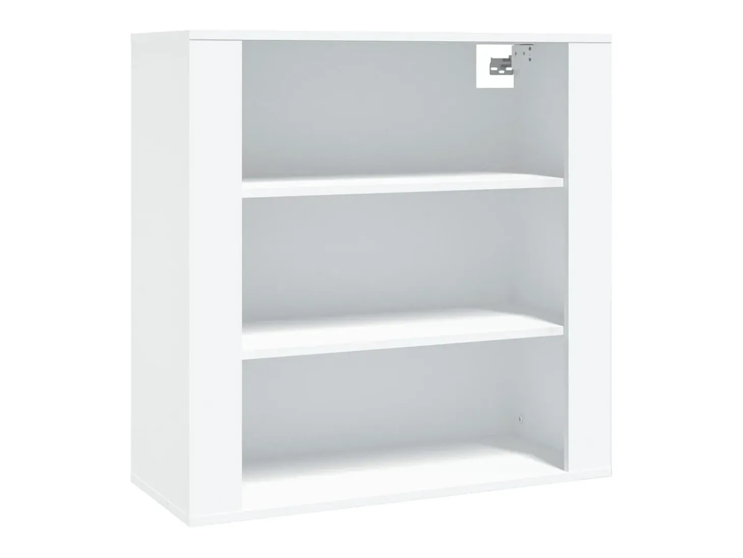 Aparador alto de madera de ingeniería blanca