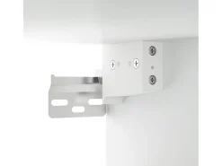 Aparador alto de madera de ingeniería blanca