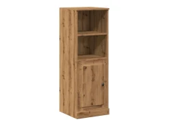 Aparador alto en madera de roble labrada artesanalmente 36x35,5x103,5 cm