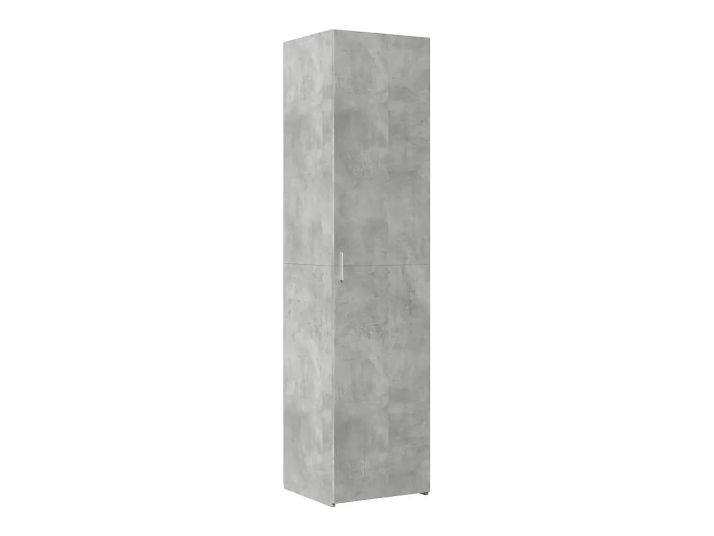 Aparador alto gris hormigón 45x42,5x185 cm madera de ingeniería