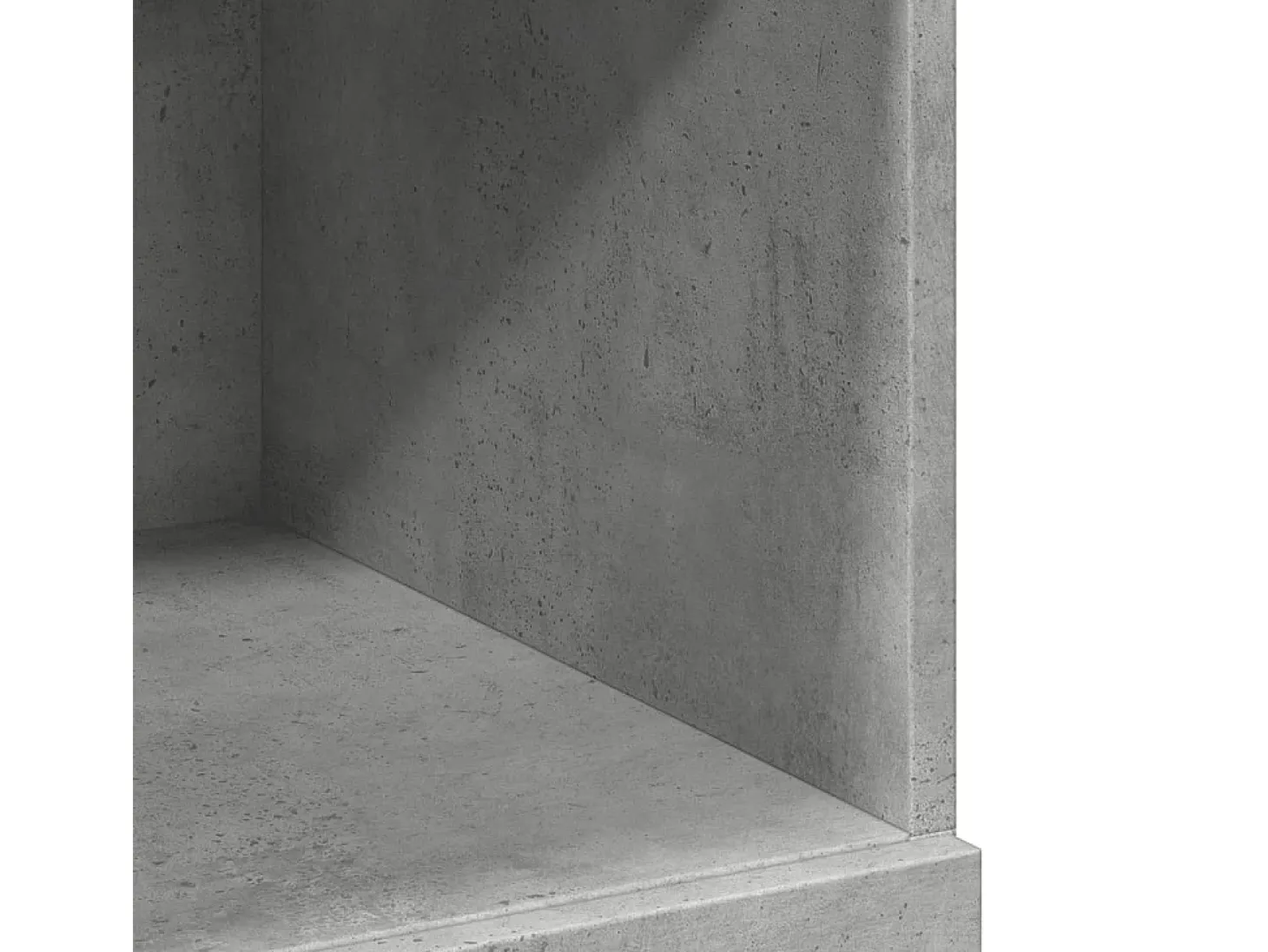 Aparador alto gris hormigón 80x42,5x124 cm madera de ingeniería