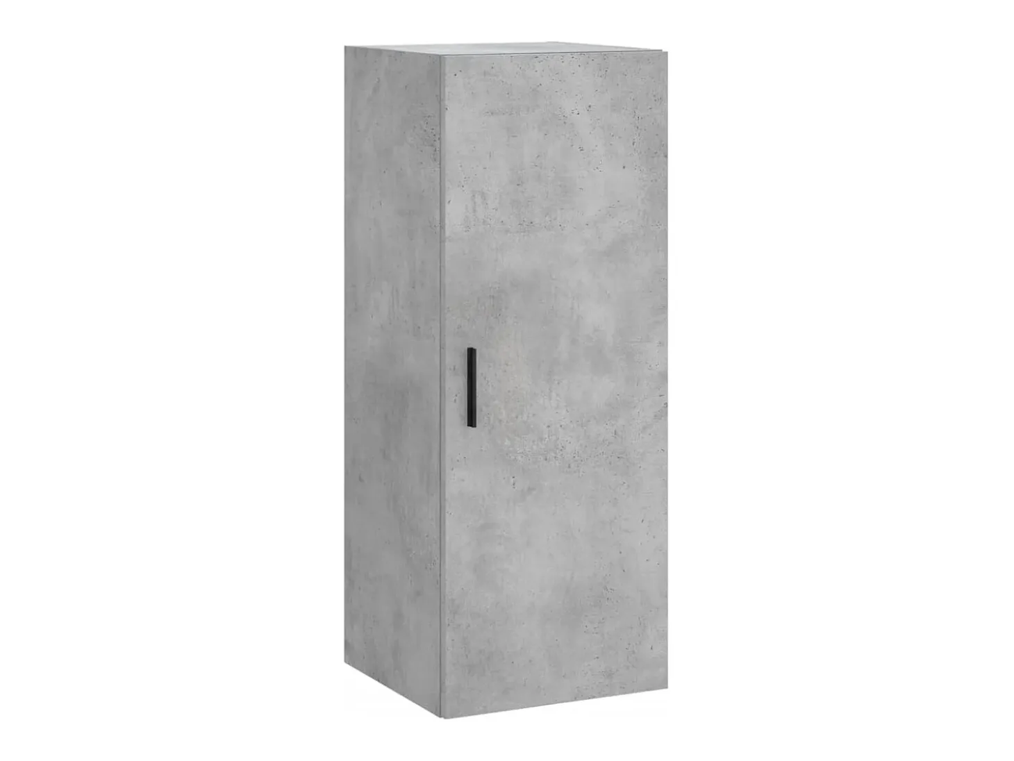 Aparador alto Gris hormigón 34,5x34x180 cm Madera de ingeniería