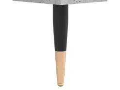 Aparador alto Gris hormigón 60x36x110 cm Madera de ingeniería