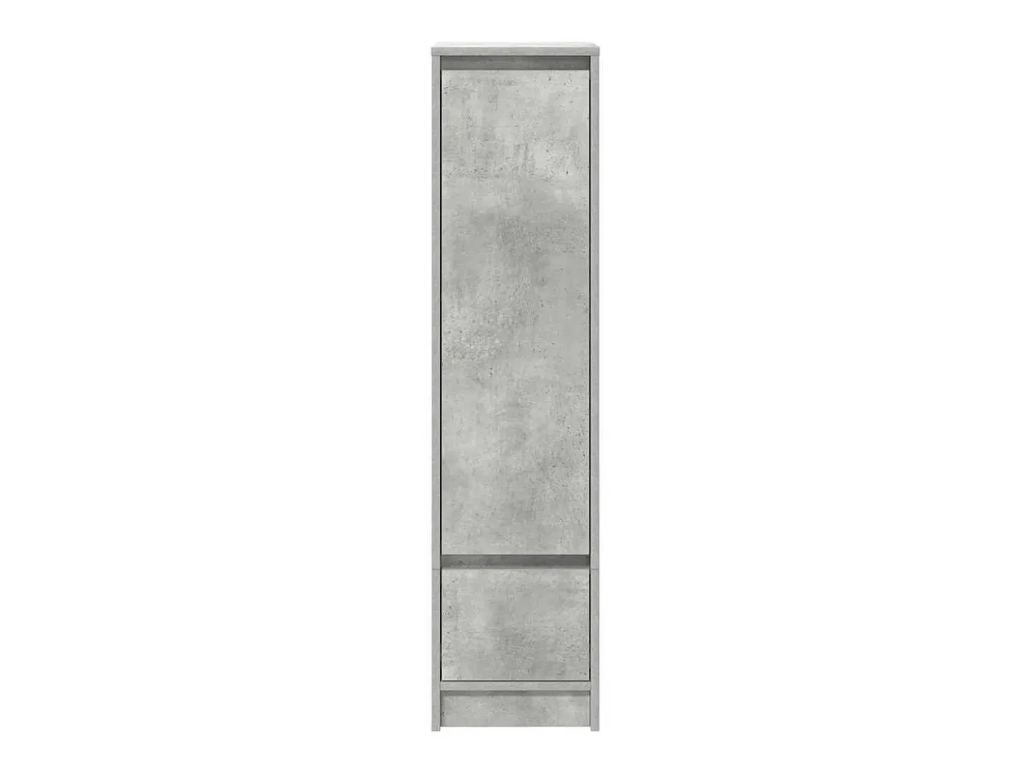 Aparador alto gris hormigón 29,5x34x119,5 cm madera ingeniería