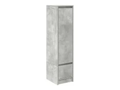 Aparador alto gris hormigón 29,5x34x119,5 cm madera ingeniería