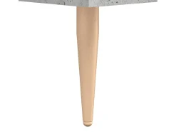 Aparador alto Gris hormigón 69,5x34x180 cm Madera de ingeniería