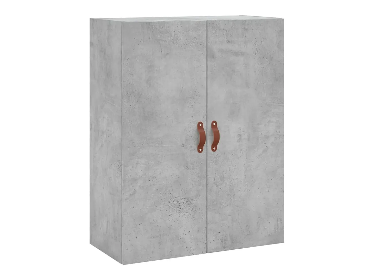 Aparador alto Gris hormigón 69,5x34x180 cm Madera de ingeniería