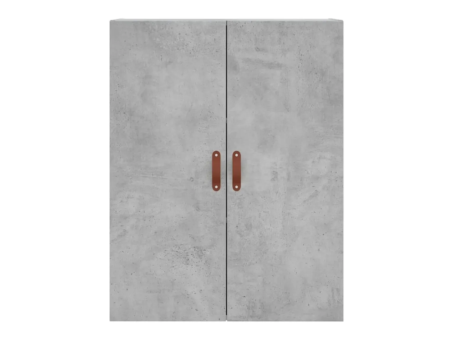 Aparador alto Gris hormigón 69,5x34x180 cm Madera de ingeniería