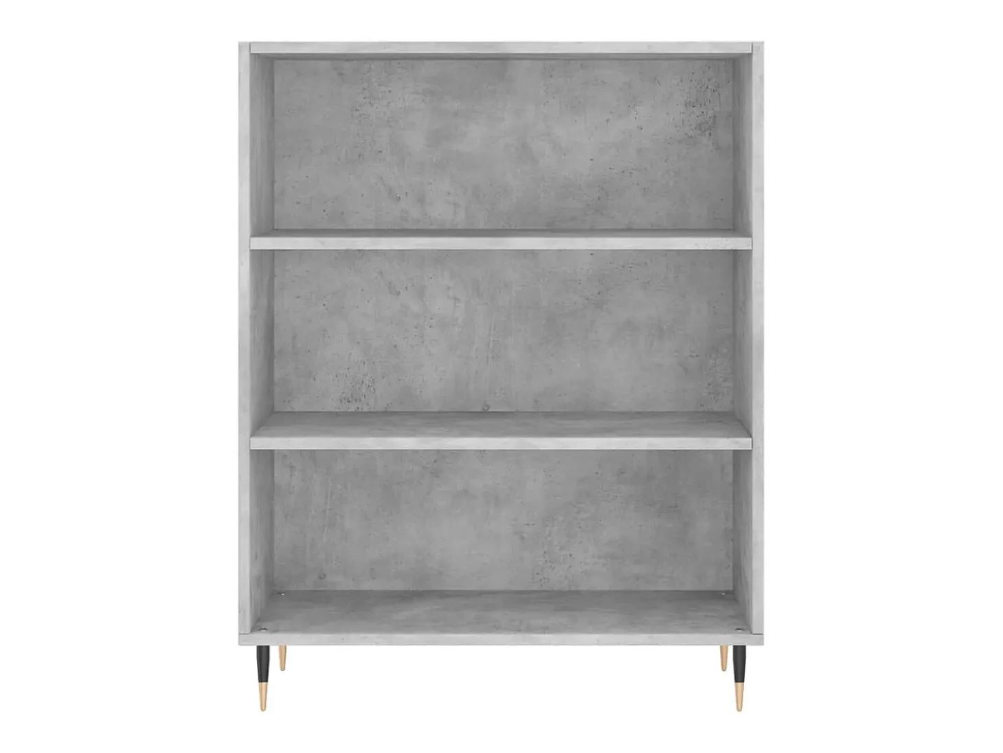 Aparador alto Gris hormigón 69,5x34x180 cm Madera de ingeniería