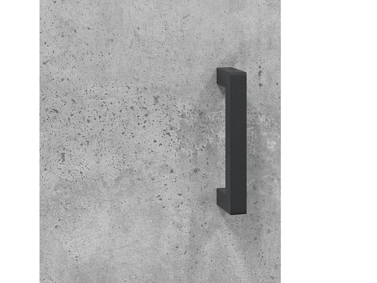 Aparador alto Gris hormigón 69,5x34x180 cm Madera de ingeniería