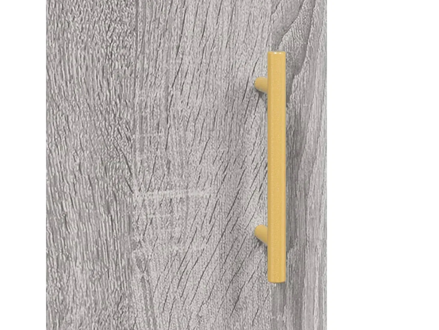 Aparador alto madera contrachapada gris sonoma 69,5x34x180 cm