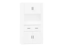 Aparador alto madera contrachapada blanco