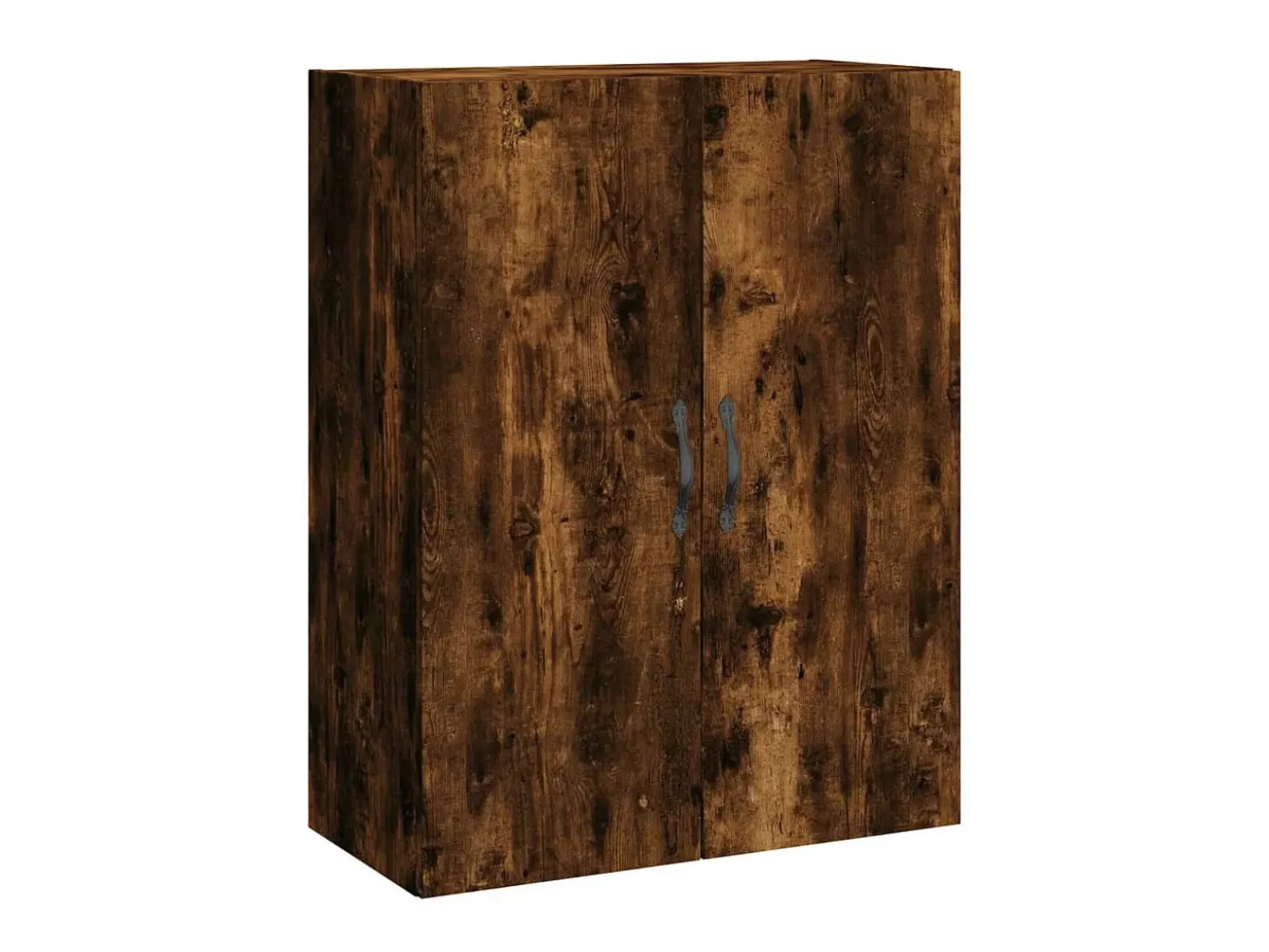 Aparador alto madera contrachapada roble ahumado 69,5x34x180 cm ES73890
