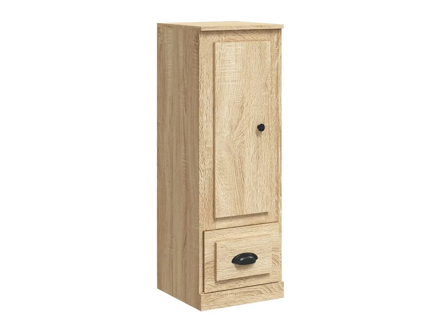 Aparador alto madera contrachapada roble Sonoma 36x35,5x103,5cm ES60076