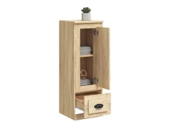 Aparador alto madera contrachapada roble Sonoma 36x35,5x103,5cm ES60076
