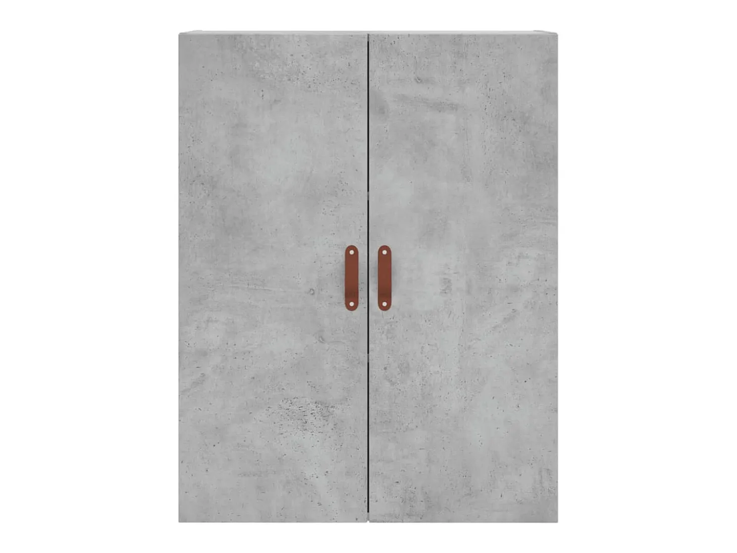 Aparador alto madera contrachapada gris hormigón 69,5x34x180 cm