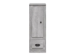 Aparador alto madera contrachapada gris Sonoma 36x35,5x103,5 cm ES11301