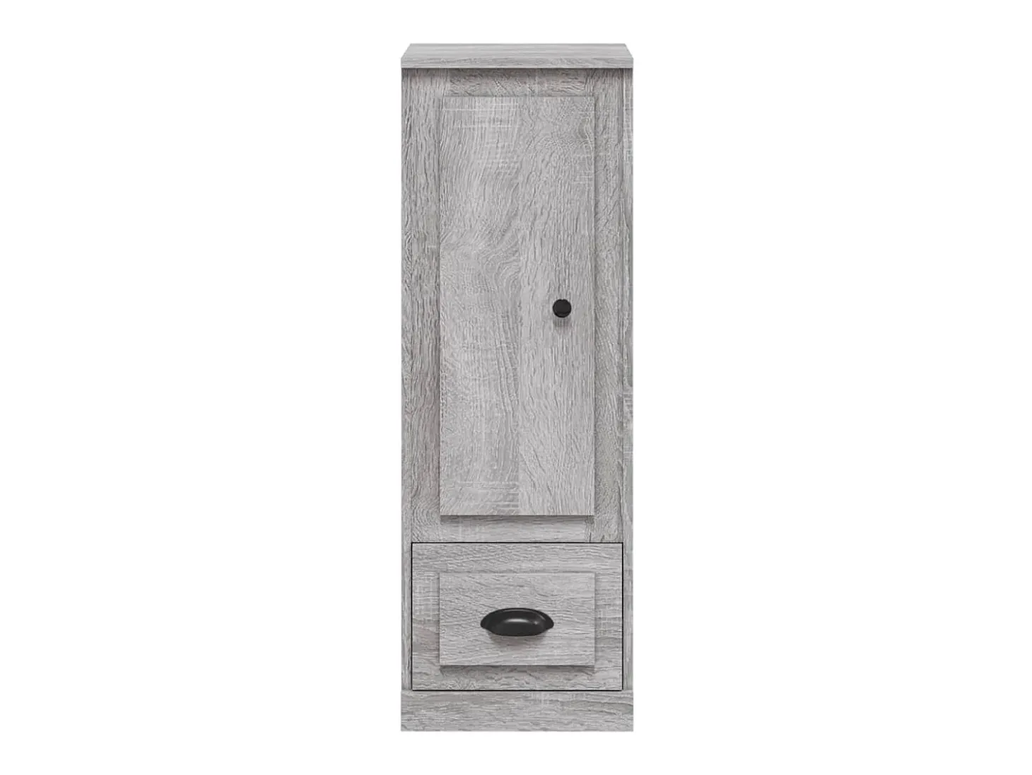 Aparador alto madera contrachapada gris Sonoma 36x35,5x103,5 cm ES11301