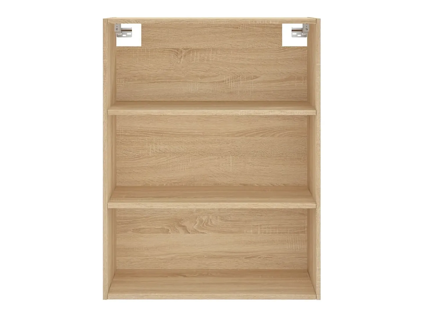 Aparador alto madera contrachapada color roble 69,5x34x180 cm
