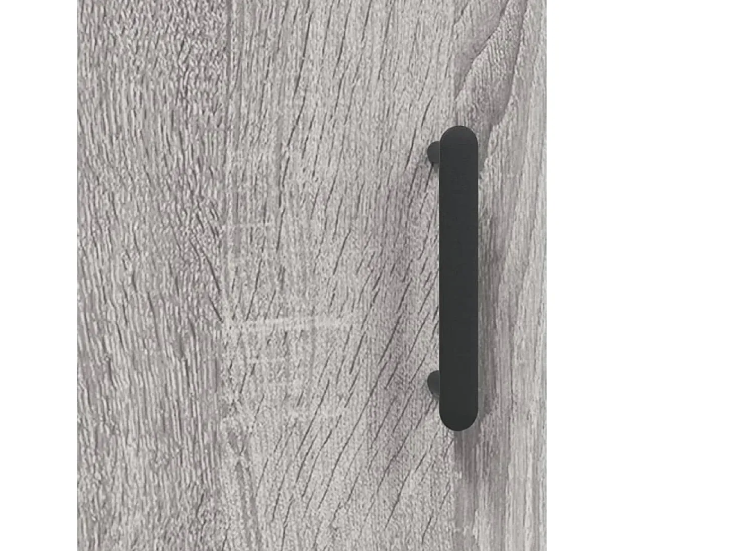 Aparador alto madera contrachapada gris sonoma 69,5x34x180 cm
