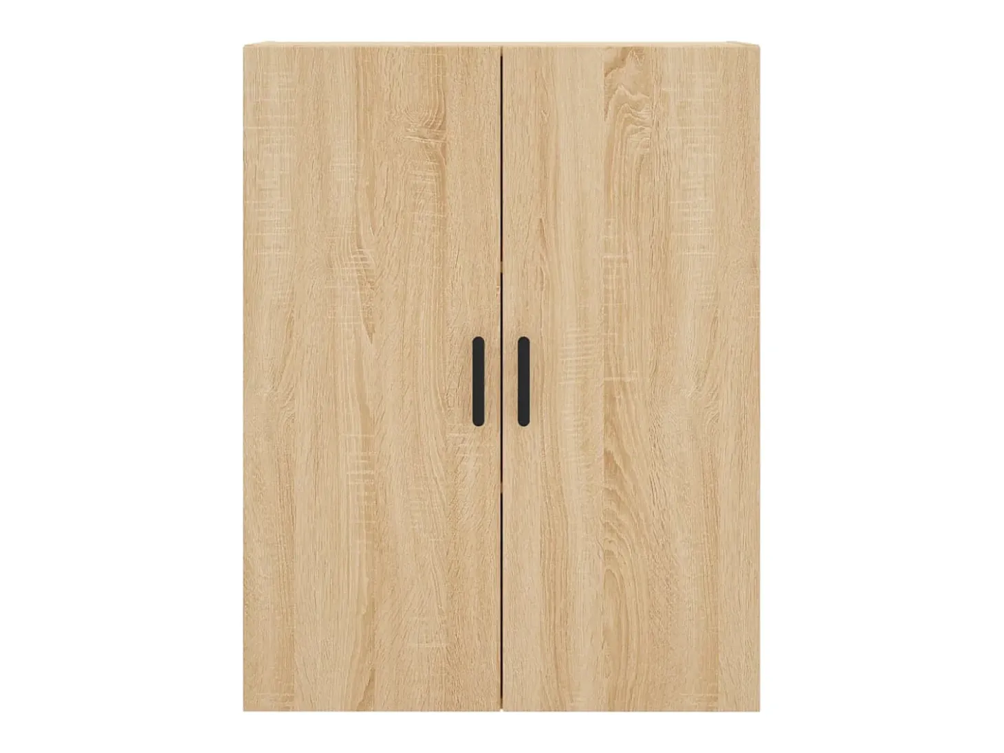 Aparador alto madera contrachapada color roble 69,5x34x180 cm