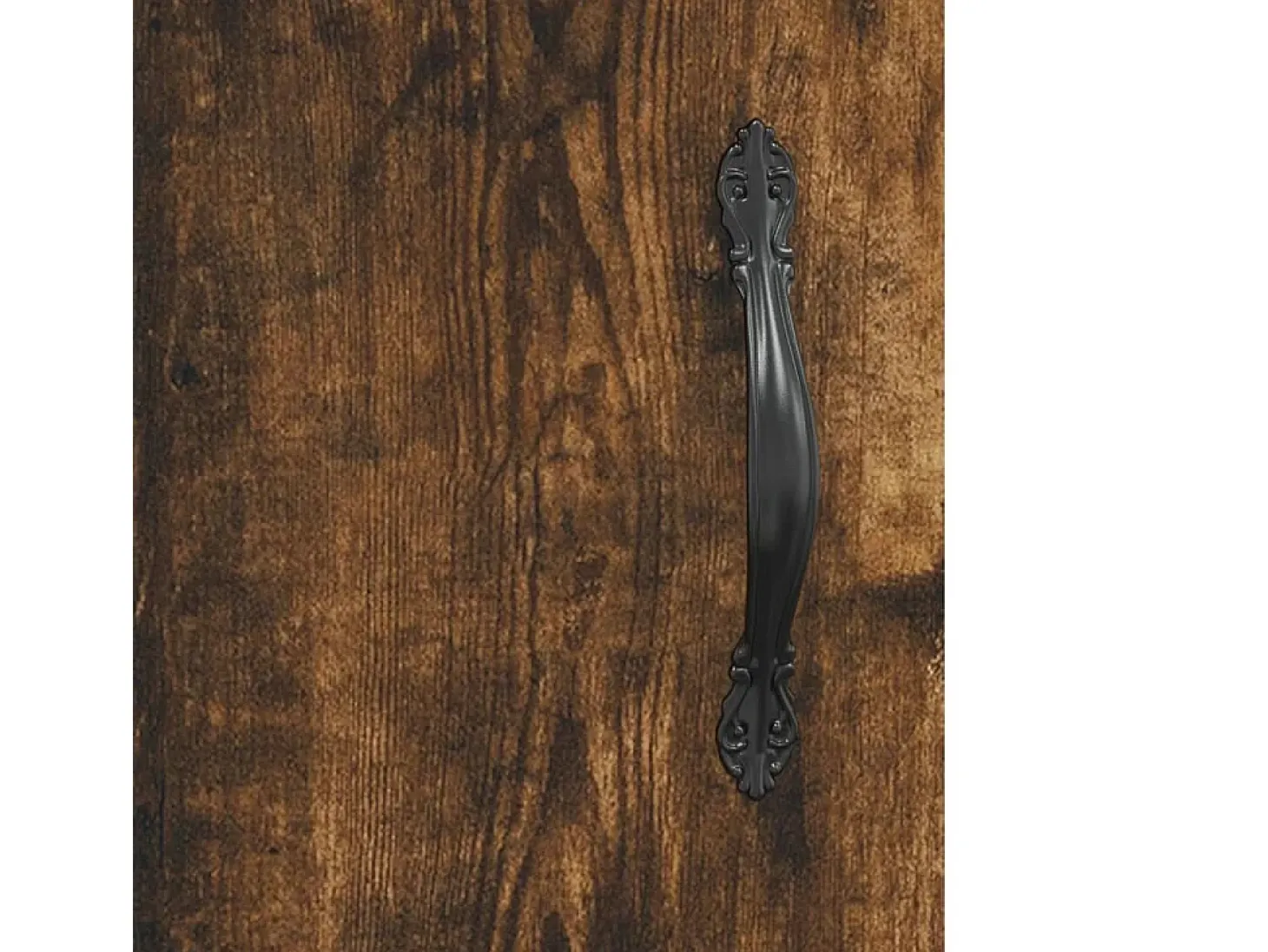 Aparador alto madera contrachapada roble ahumado 69,5x34x180 cm