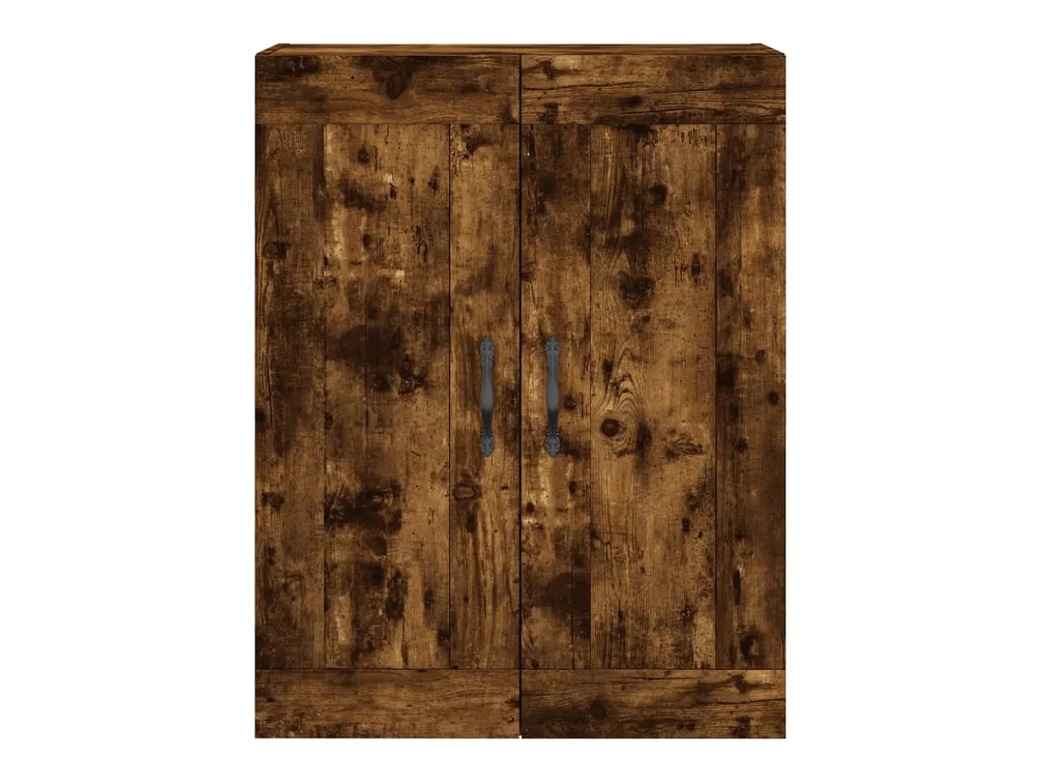 Aparador alto madera contrachapada roble ahumado 69,5x34x180 cm