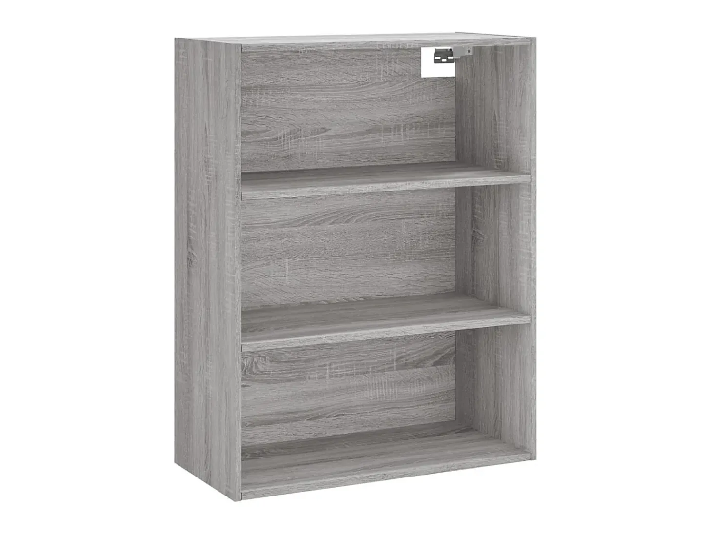 Aparador alto madera contrachapada gris sonoma 69,5x34x180 cm ES79049