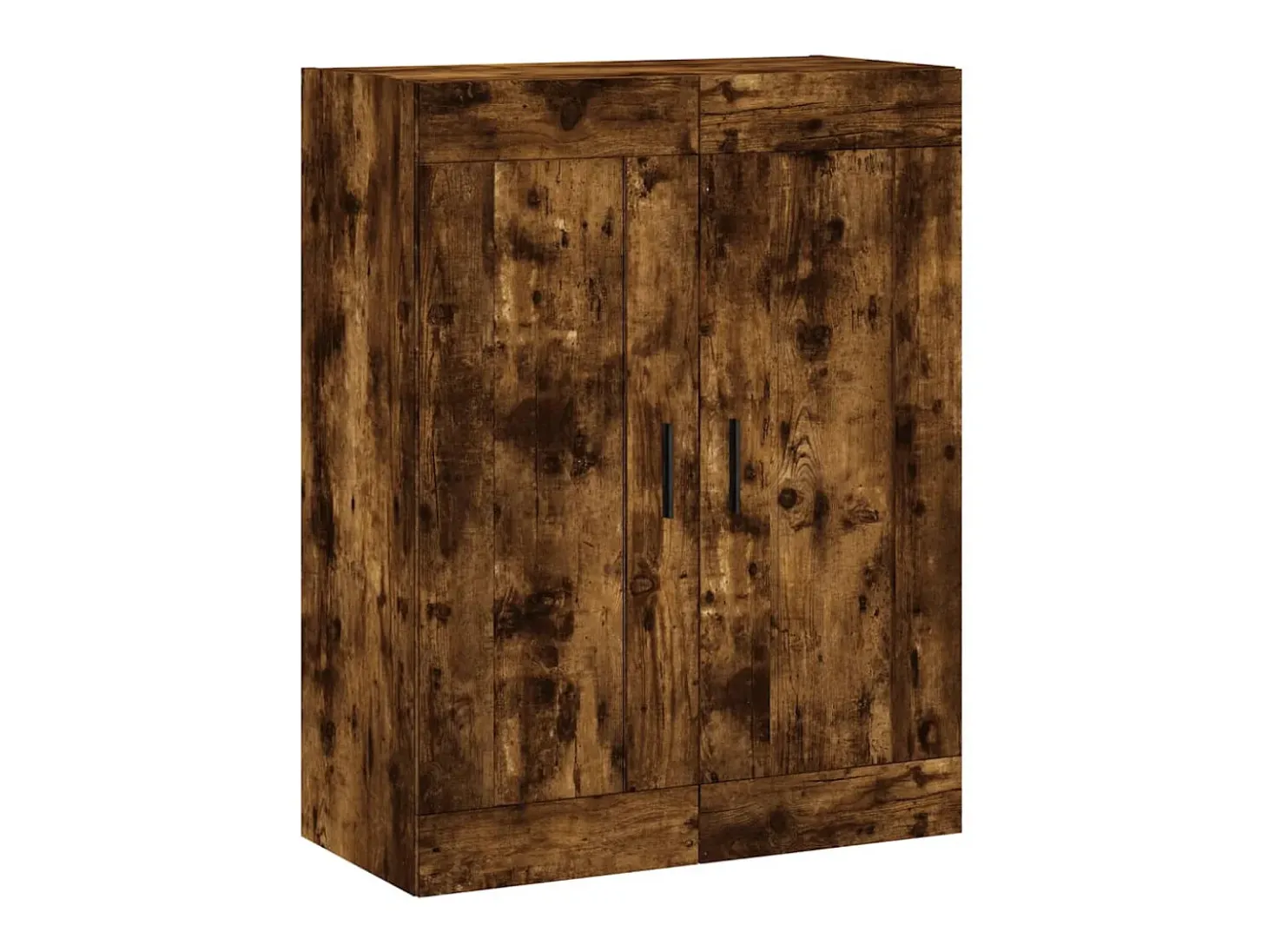 Aparador alto madera contrachapada roble ahumado 69,5x34x180 cm ES99116