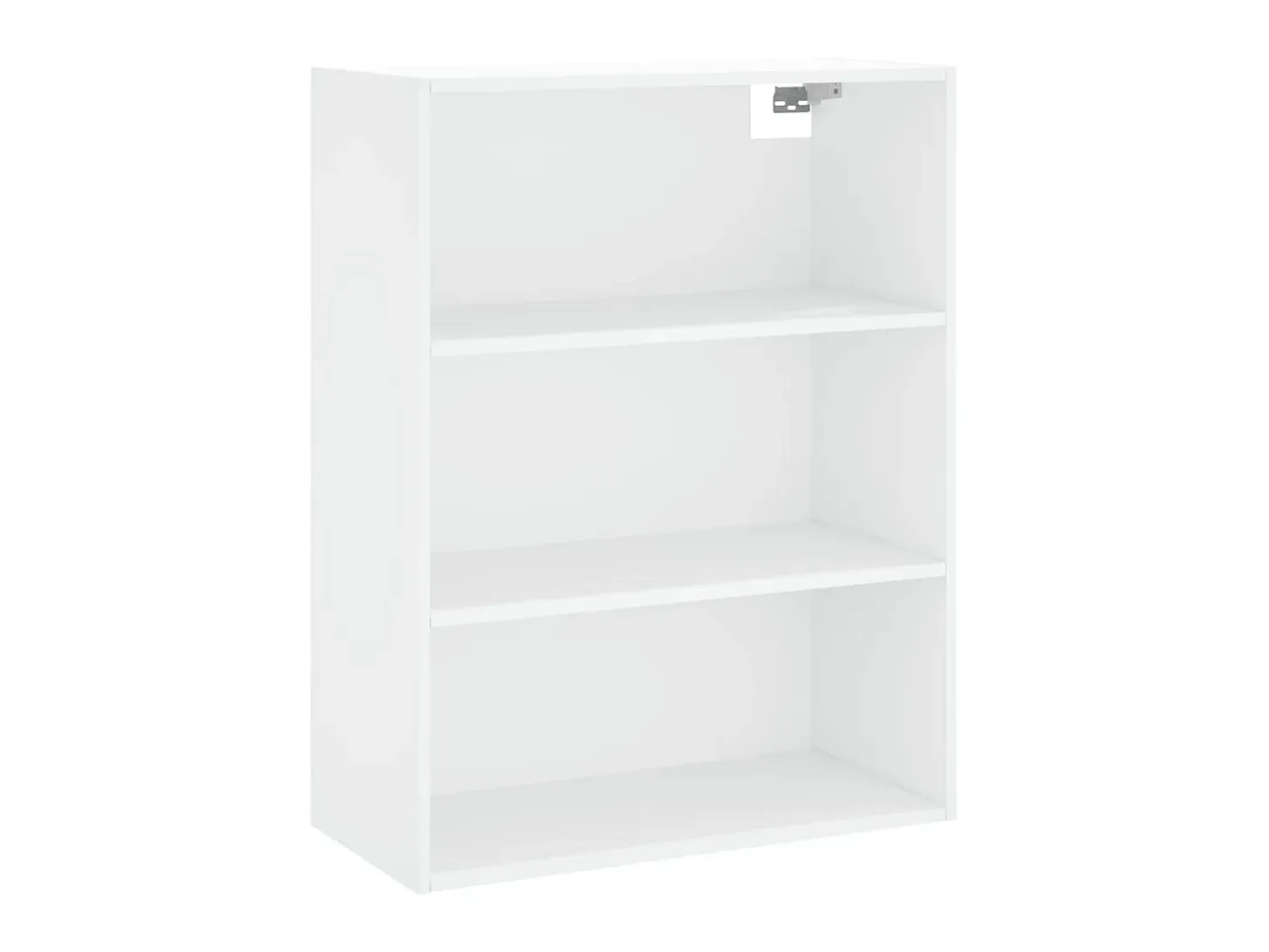 Aparador alto madera contrachapada blanco 69,5x34x180 cm ES39221