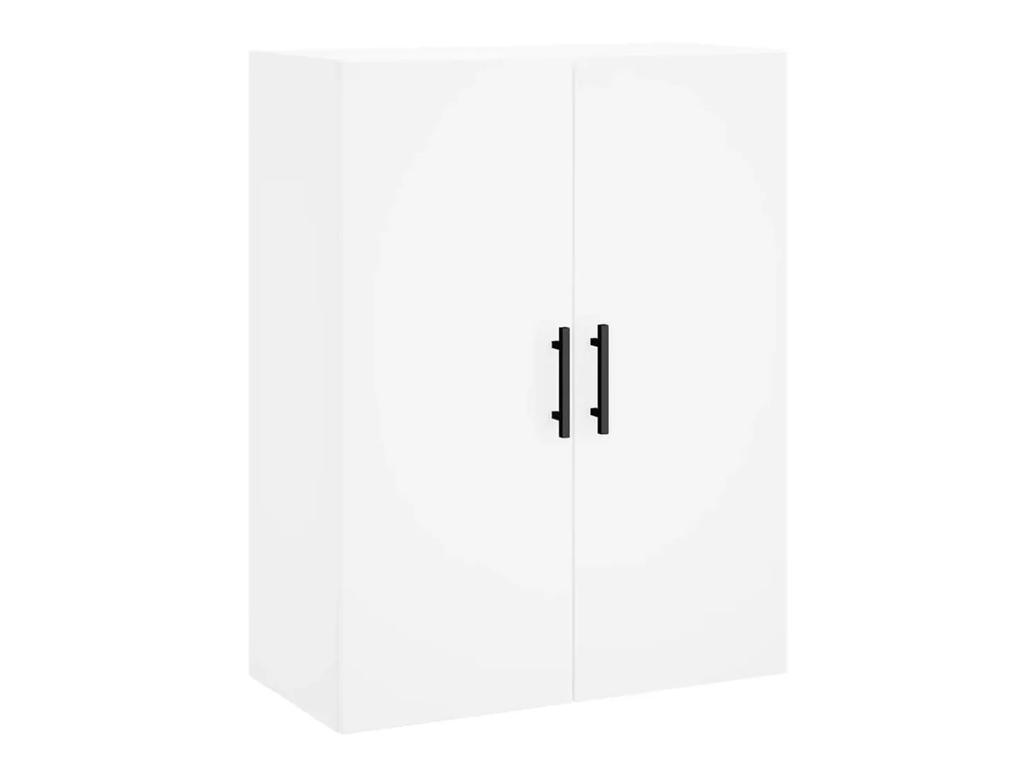 Aparador alto madera contrachapada blanco 69,5x34x180 cm ES66131